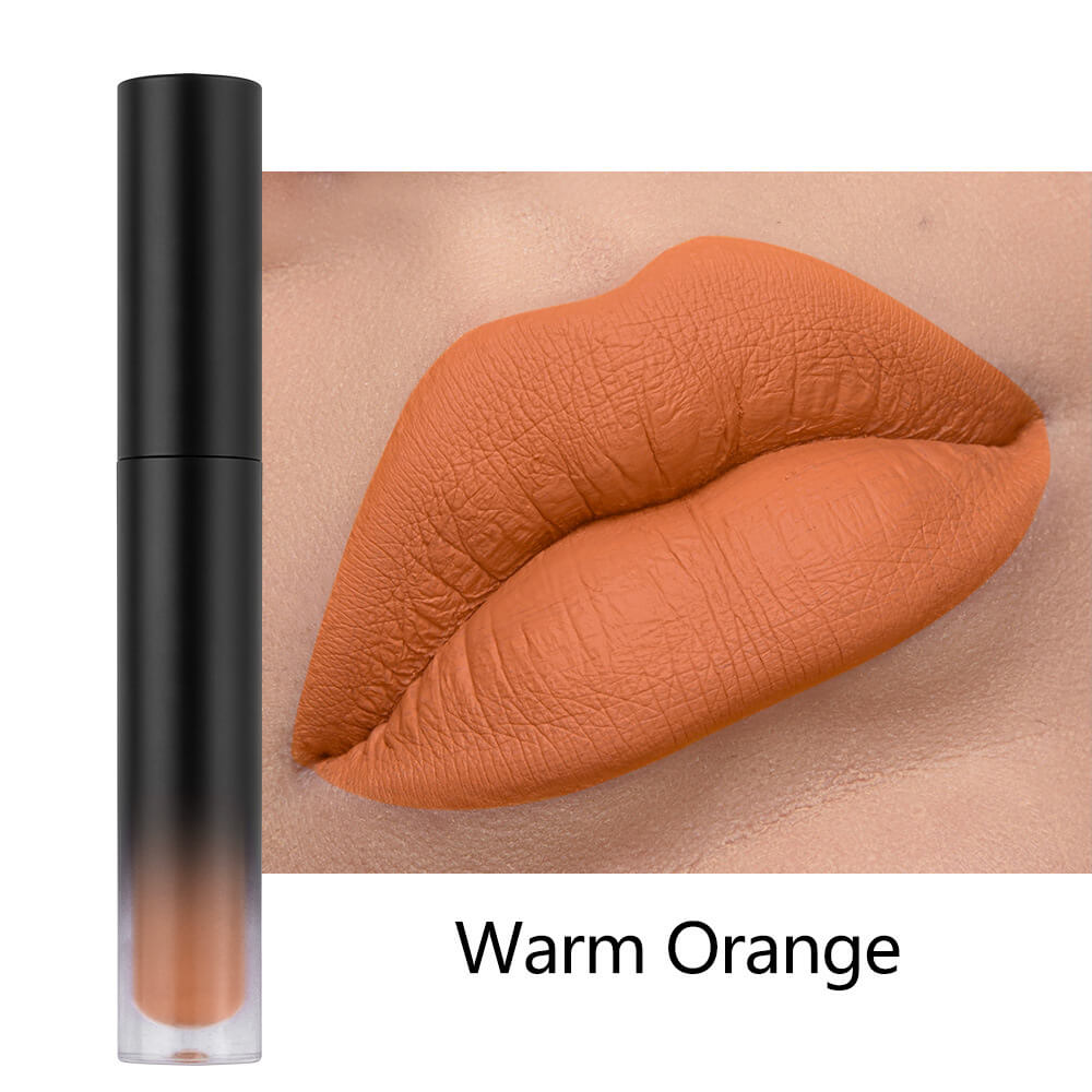 34-Color Matte Liquid Lipstick Non-Stick Transfer-Proof Long Lasting