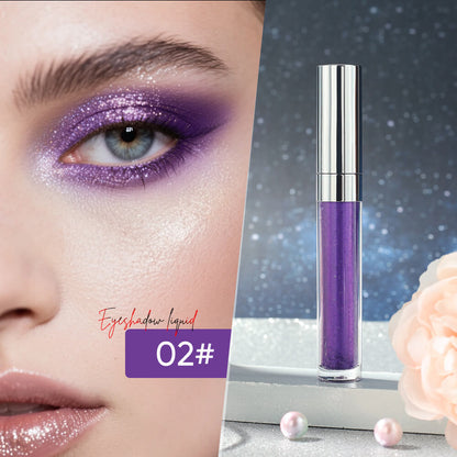 5-Color Liquid Eyeshadow Waterproof Under-Eye Brighten Highlighter Long-Lasting