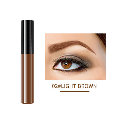 4 Color Eyebrow Tint Brow Gel Tattoo Peel-Off Dye Cream Long Lasting Waterproof