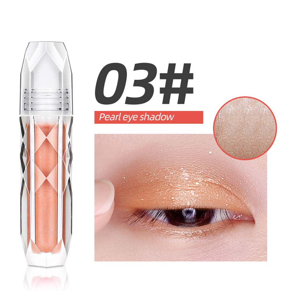 6 Color Liquid Eyeshadow Shimmer Highlighter Makeup Blush High Pigmented