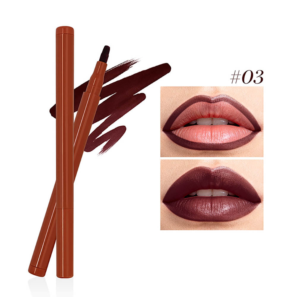 8-color Flocking Matte Liquid Lipstick Pen Cotton Tip Lip Liner Long-lasting