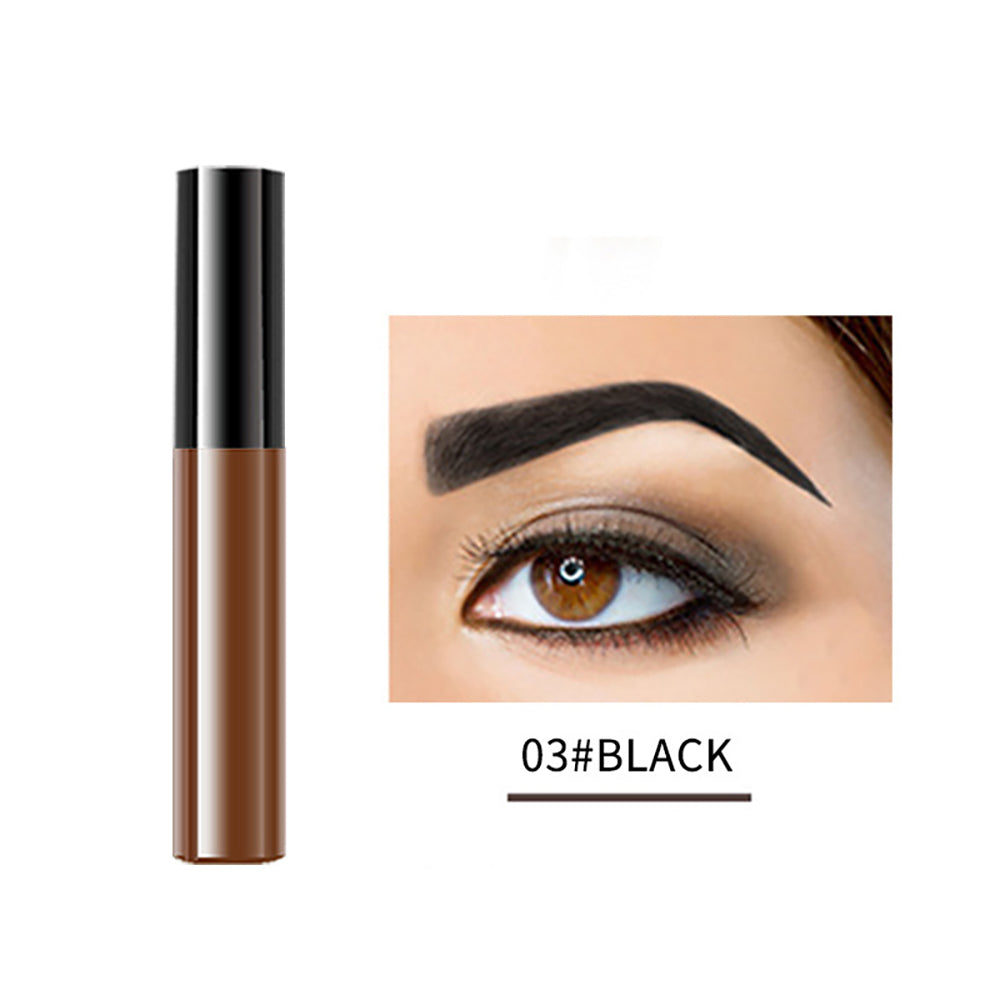 4 Color Eyebrow Tint Brow Gel Tattoo Peel-Off Dye Cream Long Lasting Waterproof
