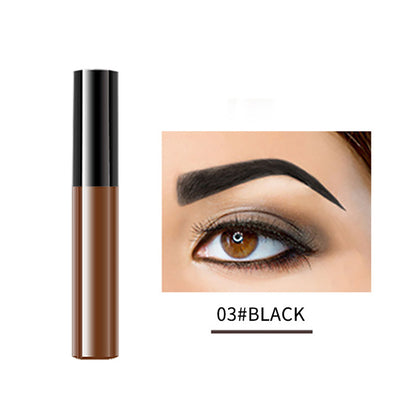 4 Color Eyebrow Tint Brow Gel Tattoo Peel-Off Dye Cream Long Lasting Waterproof