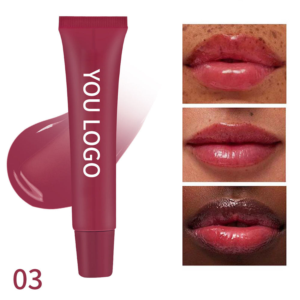 5-color Water-Glow Lip Gloss Moisturizing Shining Plump Lip Balm Long-Lasting 10ml