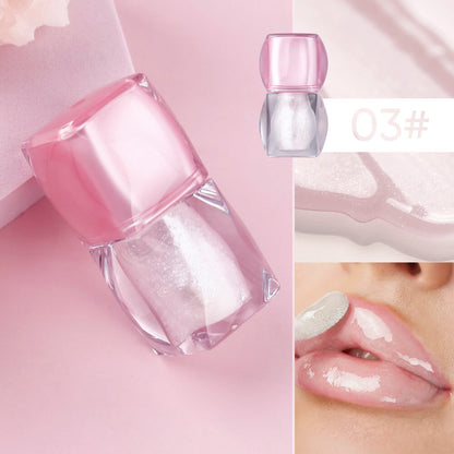 7-Color Shimmer Lip Gloss Metallic Lip Glaze Moisturizing High Pigment Vegan