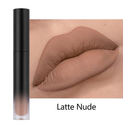34-Color Matte Liquid Lipstick Non-Stick Transfer-Proof Long Lasting