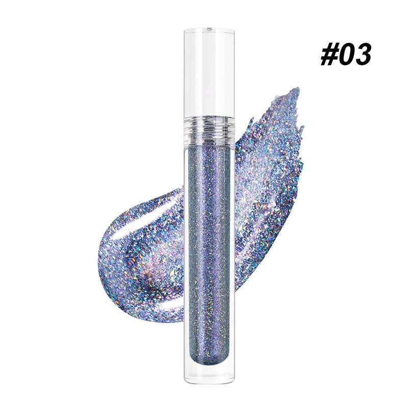 15 color metallic lipgloss glitter shiny lip color waterproof long lasting