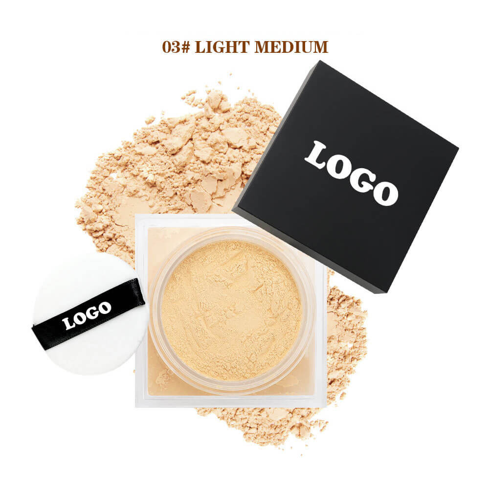 14-Shade Loose Setting Powder With Puff Oil-Control Long-Lasting Waterproof