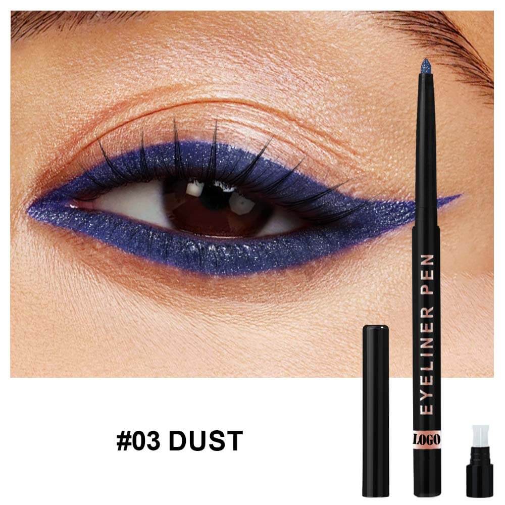 24-Color Eyeliner Gel Matte & Shimmer Waterproof High Pigmented Long-Lasting