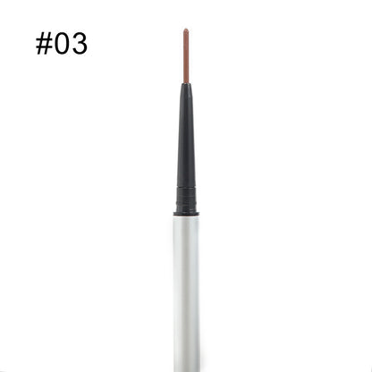 5 Color Eyebrow Pencil High Pigmented Silver Brow Pen Waterproof Private Label