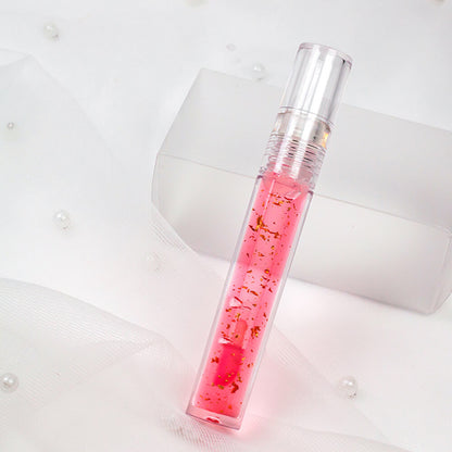 6 color lip oil 24k gold foil repair temperature color change