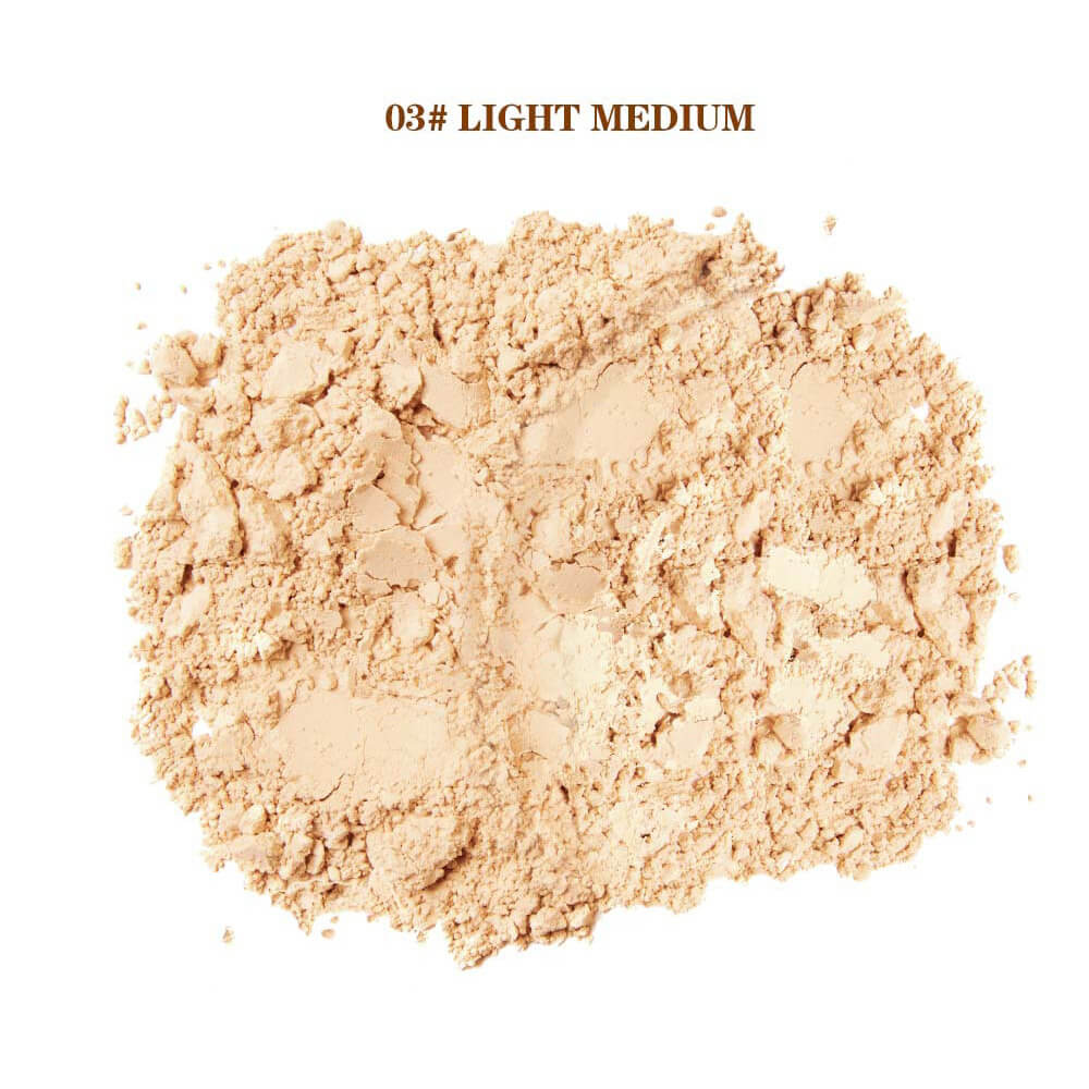 14-Shade Loose Setting Powder With Puff Matte Oil-Control Long-Lasting Waterproof