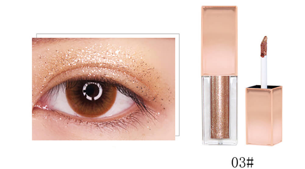 Sombra de ojos líquida de 14 colores de alto pigmento