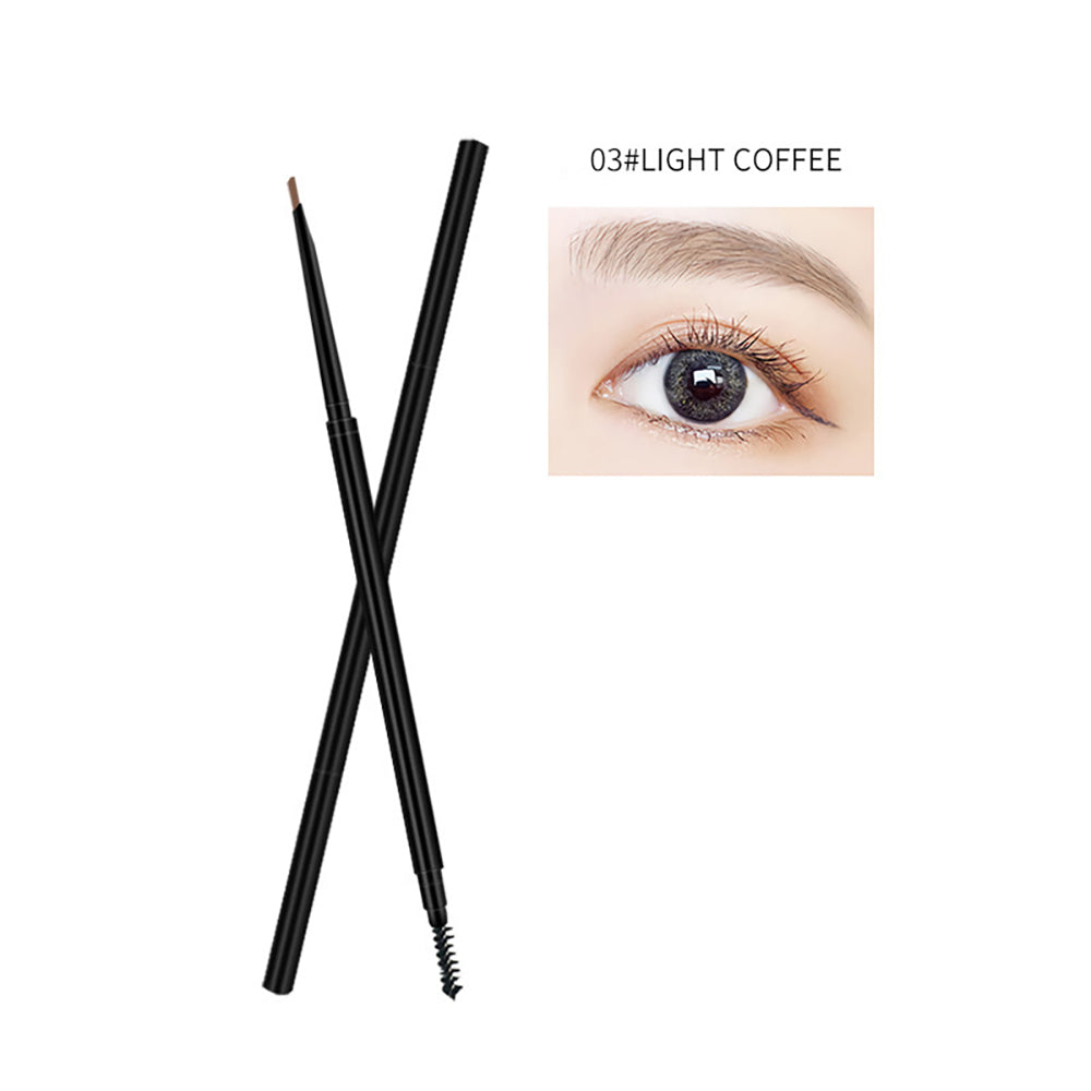 6 Color Eyebrow Pencil Waterproof High Pigmented Slim Triangle Pen Vegan