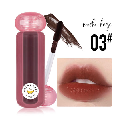 6-Shade Nude Lip Glaze Moisturizing Lip Gloss Dewy-Matte Private Label