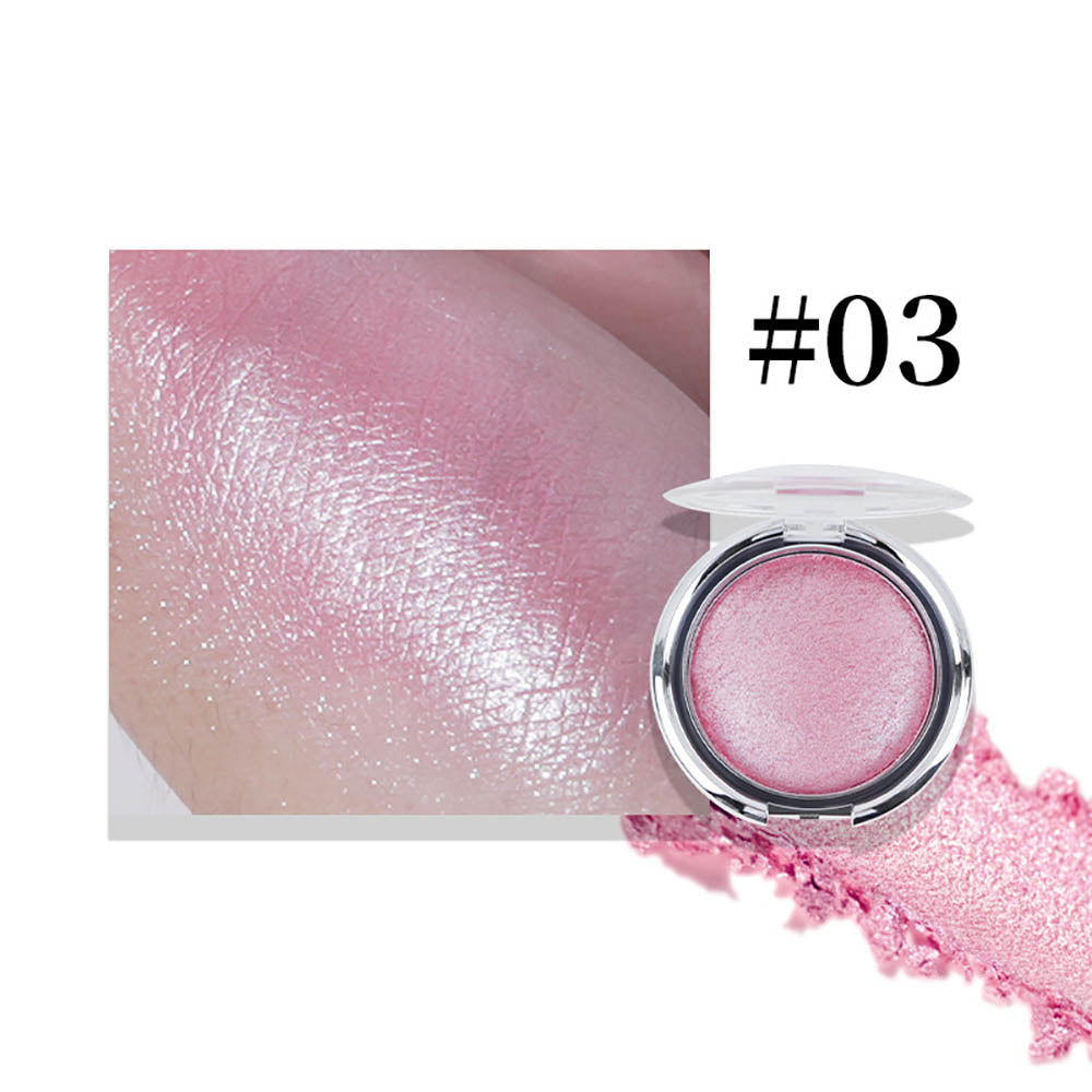 5-Color Cream Highlighter Contour Shimmer Natural Radiance Brighten Waterproof
