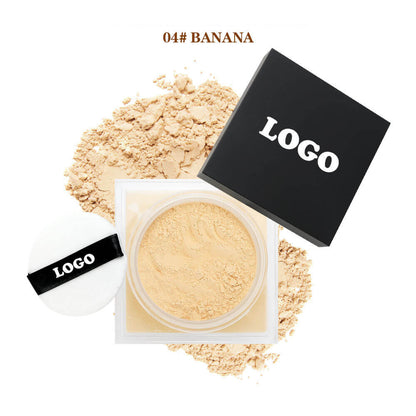 14-Shade Loose Setting Powder With Puff Oil-Control Long-Lasting Waterproof