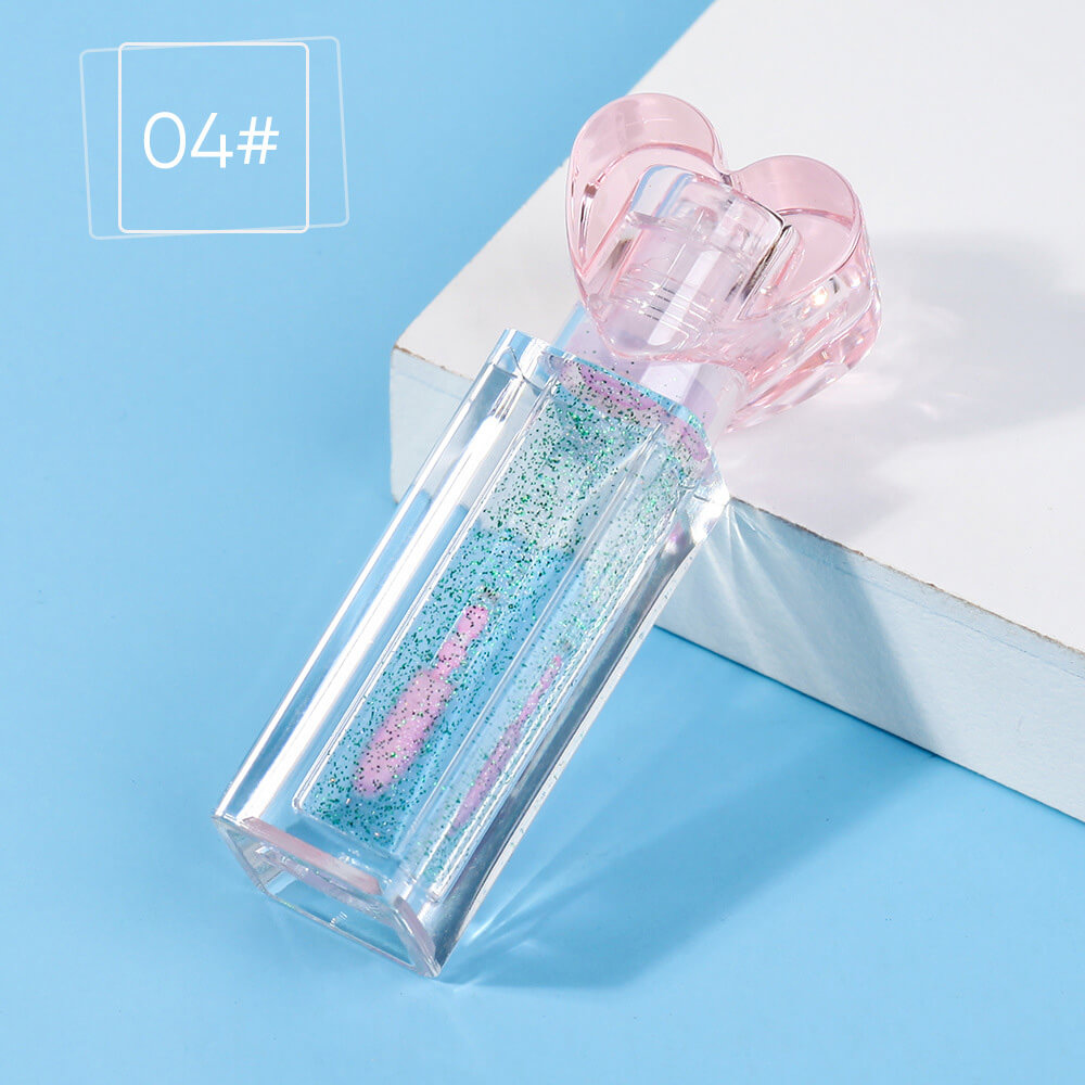 6-Shade Color-Changing Lip Oil Shimmer Vanilla-Infused Moisturizing Lip Balm