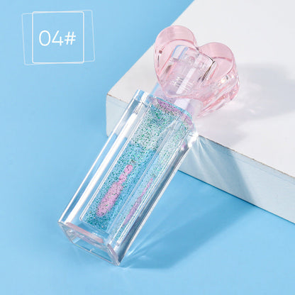 6-Shade Color-Changing Lip Oil Shimmer Vanilla-Infused Moisturizing Lip Balm