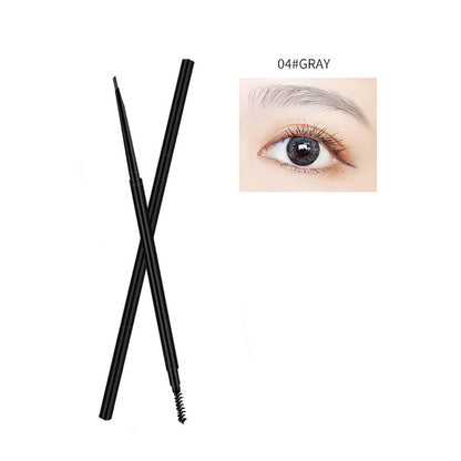 6 Color Eyebrow Pencil Waterproof High Pigmented Slim Triangle Pen Vegan