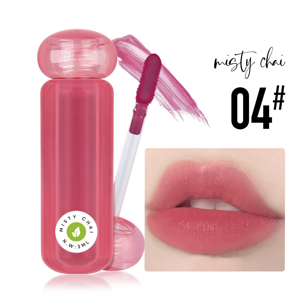 6-Shade Nude Lip Glaze Moisturizing Lip Gloss Dewy-Matte Private Label