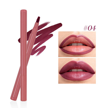 8-color Flocking Matte Liquid Lipstick Pen Cotton Tip Lip Liner Long-lasting