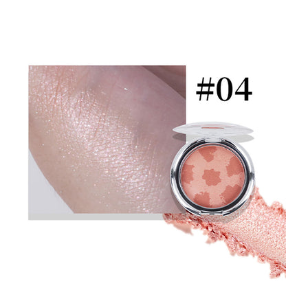 5-Color Cream Highlighter Contour Shimmer Natural Radiance Brighten Waterproof