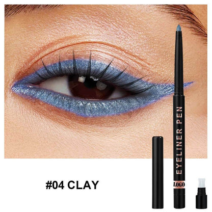 24-Color Eyeliner Gel Matte & Shimmer Waterproof High Pigmented Long-Lasting