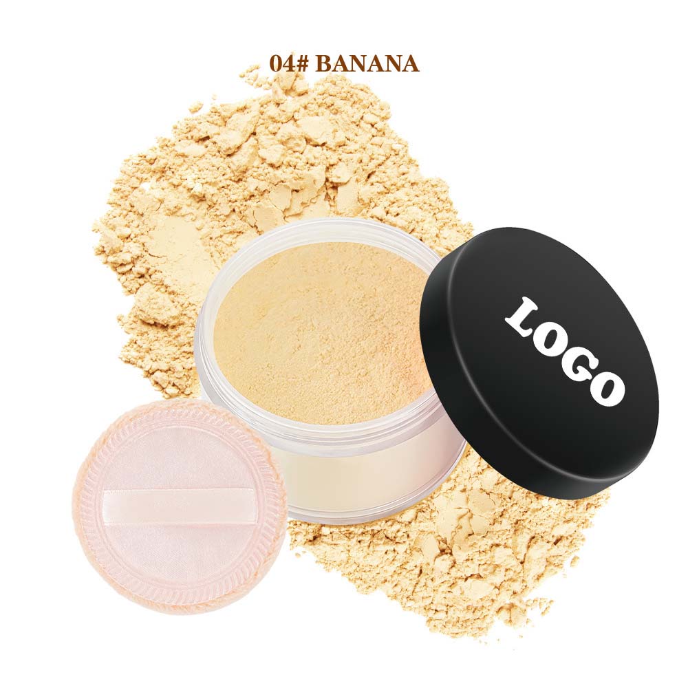 14-Shade Loose Setting Powder With Puff Waterproof Oil-Control Long-Lasting