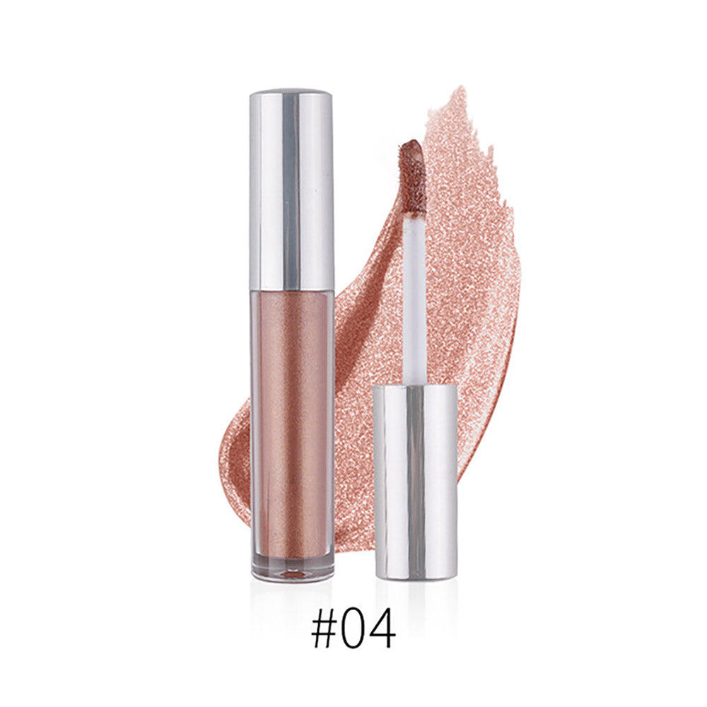 6 Color Liquid Eyeshadow Face Highlighter Shiny Shimmer Brightening Vegan