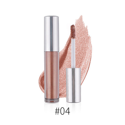 6 Color Liquid Eyeshadow Face Highlighter Shiny Shimmer Brightening Vegan