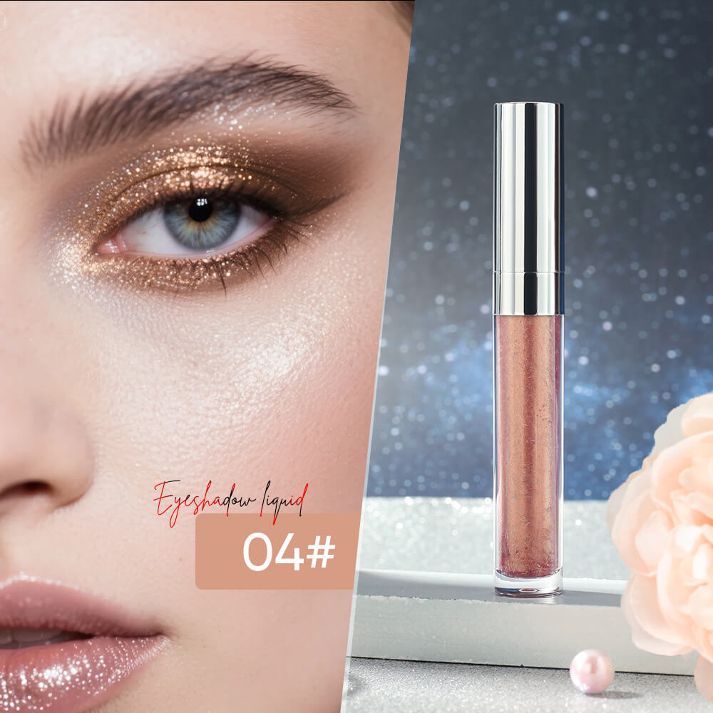 5-Color Liquid Eyeshadow Waterproof Under-Eye Brighten Highlighter Long-Lasting