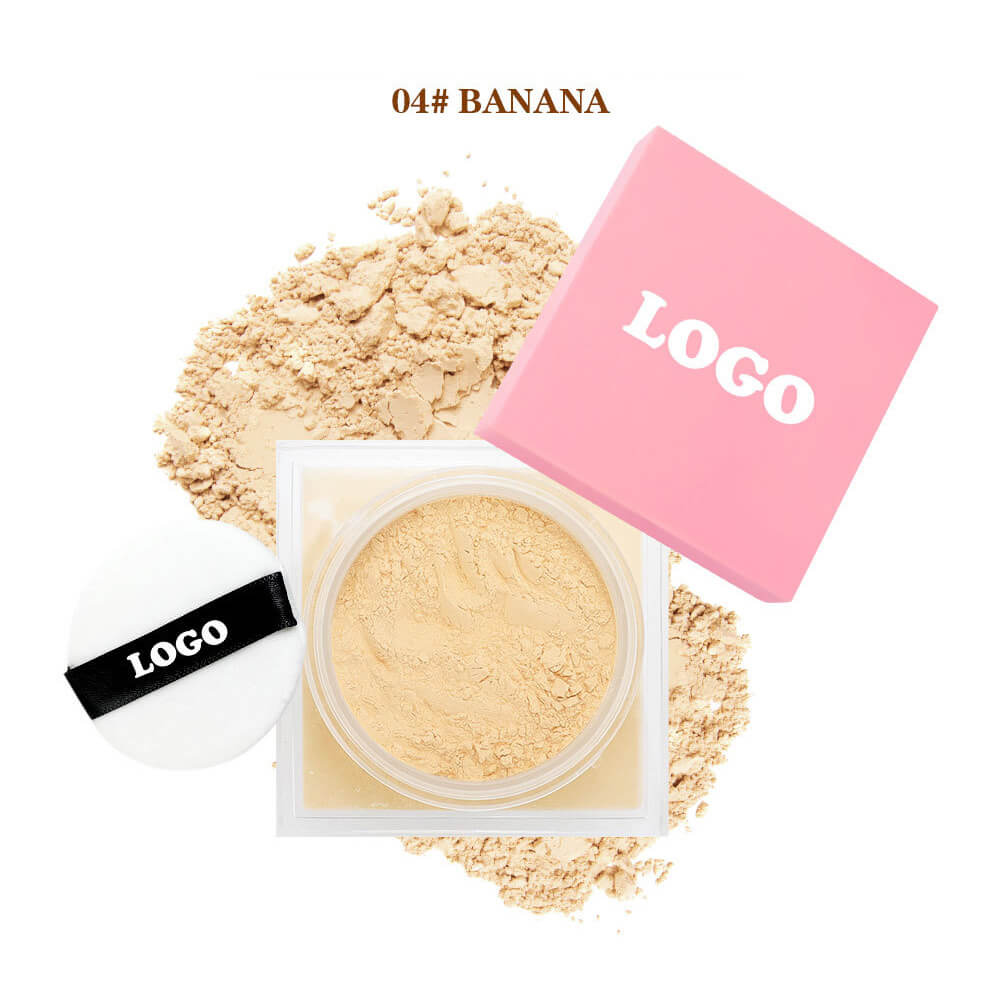 14-Shade Setting Loose Powder With Puff Long-Lasting Waterproof Oil-Control