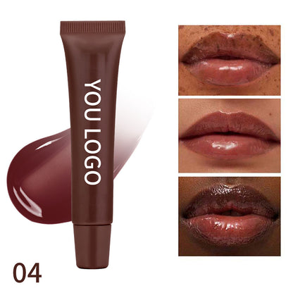 5-color Water-Glow Lip Gloss Moisturizing Shining Plump Lip Balm Long-Lasting 10ml
