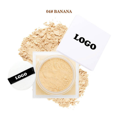 14-Shade Loose Setting Powder With Puff Oil-Control Waterproof Long-Lasting