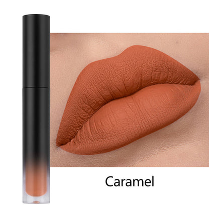 34-Color Matte Liquid Lipstick Non-Stick Transfer-Proof Long Lasting
