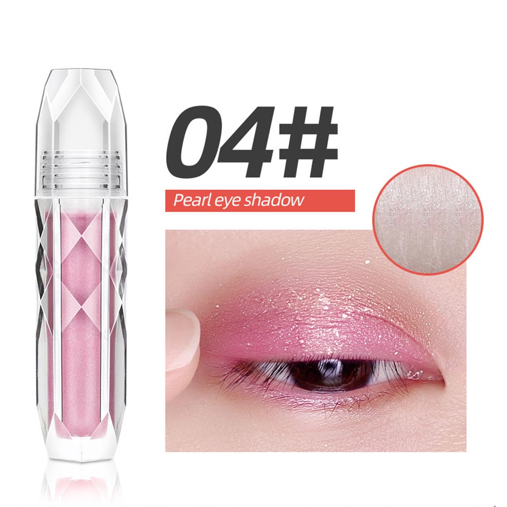6 Color Liquid Eyeshadow Shimmer Highlighter Makeup Blush High Pigmented