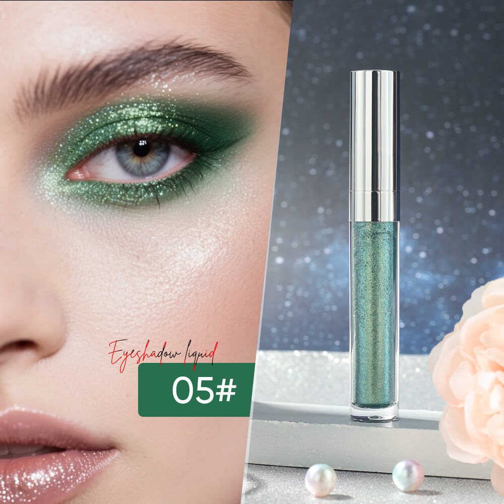 5-Color Liquid Eyeshadow Waterproof Under-Eye Brighten Highlighter Long-Lasting