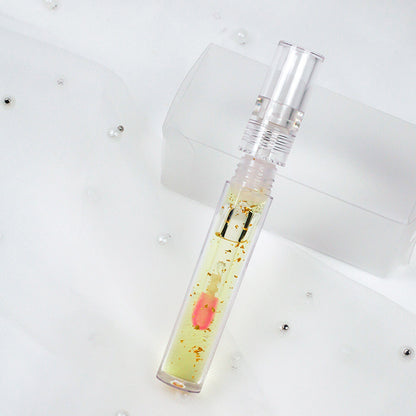 6 color lip oil 24k gold foil repair temperature color change