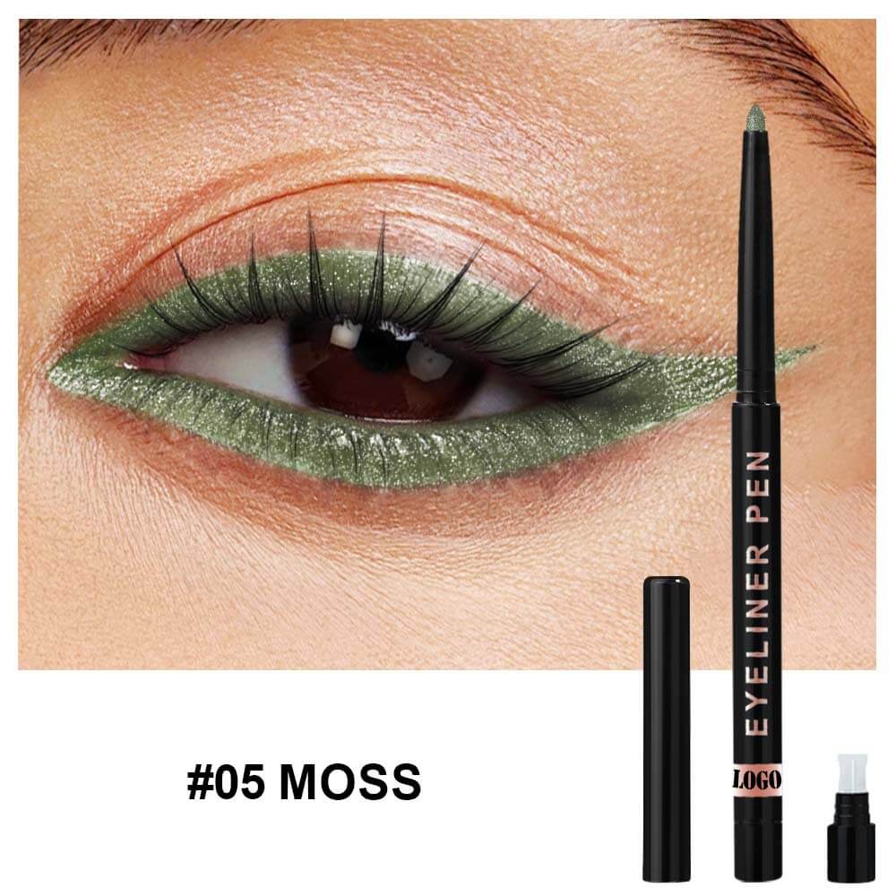 24-Color Eyeliner Gel Matte & Shimmer Waterproof High Pigmented Long-Lasting