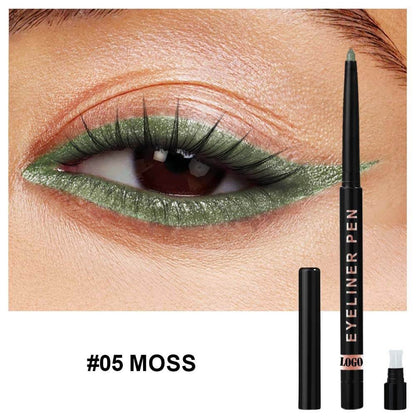 24-Color Eyeliner Gel Matte & Shimmer Waterproof High Pigmented Long-Lasting