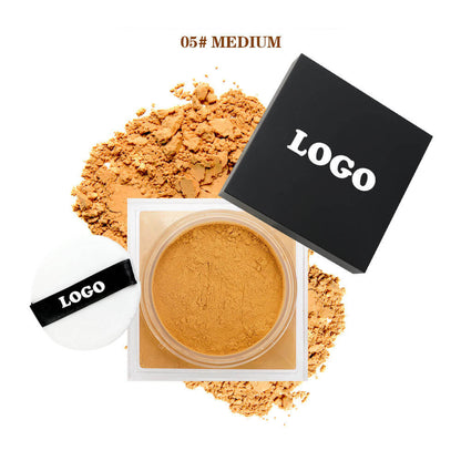 14-Shade Loose Setting Powder With Puff Oil-Control Long-Lasting Waterproof