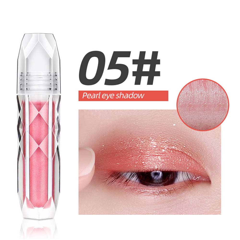 6 Color Liquid Eyeshadow Shimmer Highlighter Makeup Blush High Pigmented