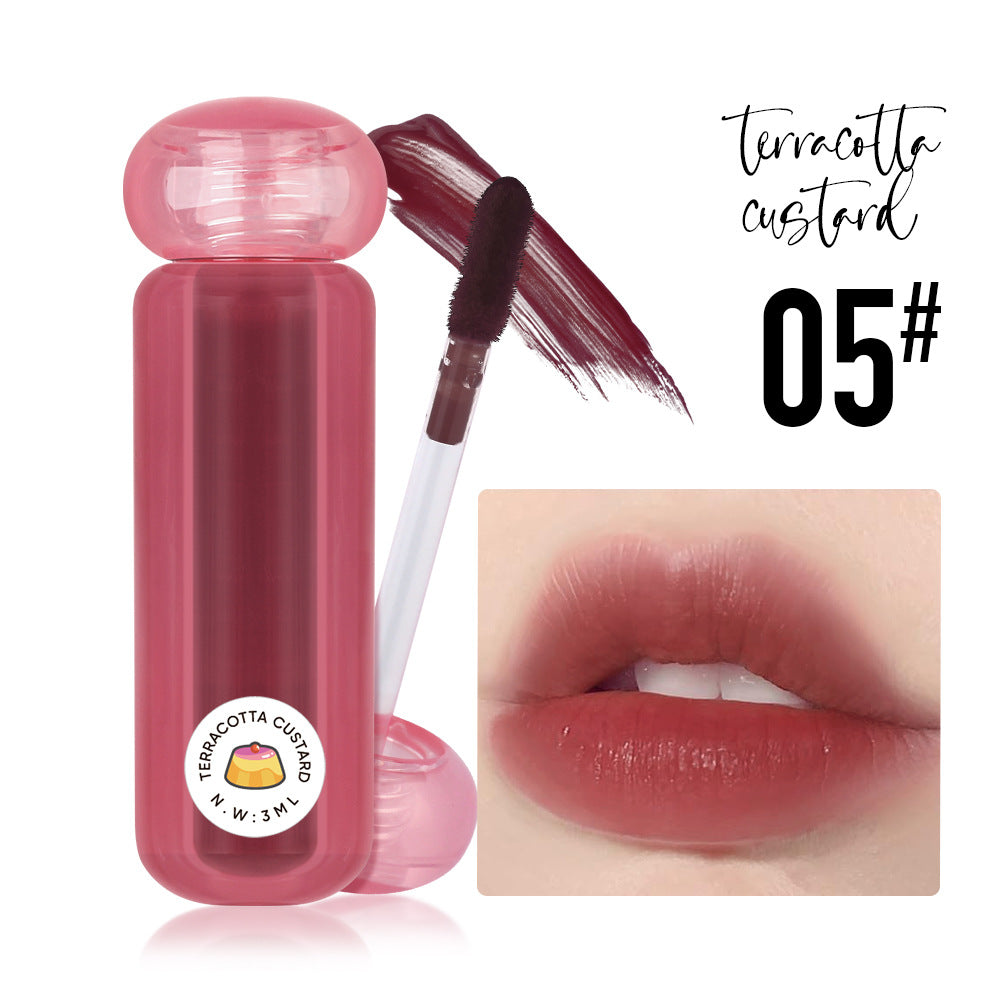 6-Shade Nude Lip Glaze Moisturizing Lip Gloss Dewy-Matte Private Label