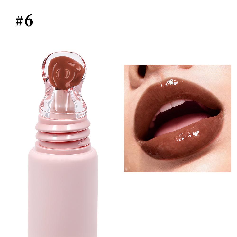 24 Color Peptide Lip Gloss Moisturizing Hydrating Lip Cream Squeeze Tube