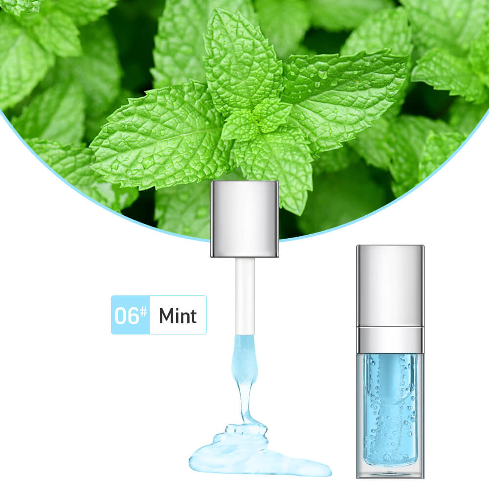48 Colors Lip Oil Fruit Lip Gloss Lip Plumping Oil Vegan Moisturizing Silver-Plated Tube