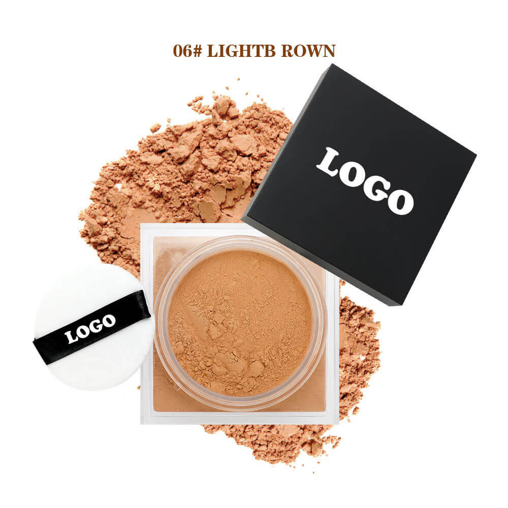14-Shade Loose Setting Powder With Puff Oil-Control Long-Lasting Waterproof