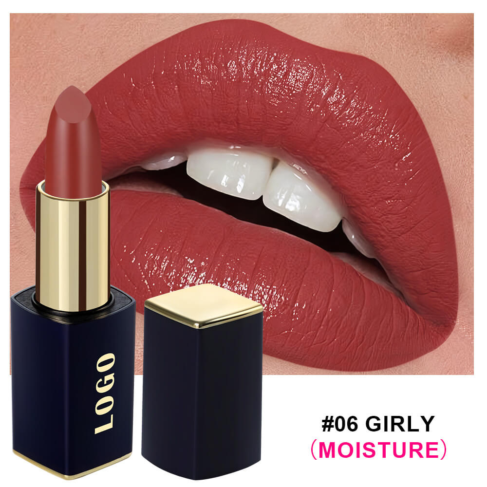 24-Color Matte Lipstick Nude Lip Plumping Long-Lasting Moisturizing Vegan