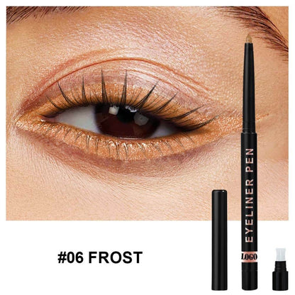 24-Color Eyeliner Gel Matte & Shimmer Waterproof High Pigmented Long-Lasting