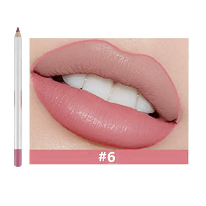 25 color matte lip liner lip color pencil white high pigmented